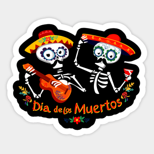 Dia de Los Muertos Day of the Dead Mexican Holiday Design Sticker